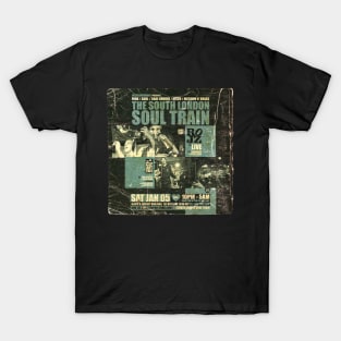 POSTER TOUR - SOUL TRAIN THE SOUTH LONDON 78 T-Shirt